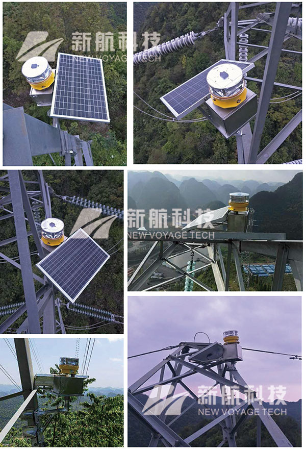 鐵塔航空障礙燈設(shè)計,輸變線鐵塔航空障礙燈實景圖,鐵塔航空障礙燈,中光強(qiáng)鐵塔航空障礙燈設(shè)計,廣州市新航科技鐵塔航空障礙燈設(shè)計